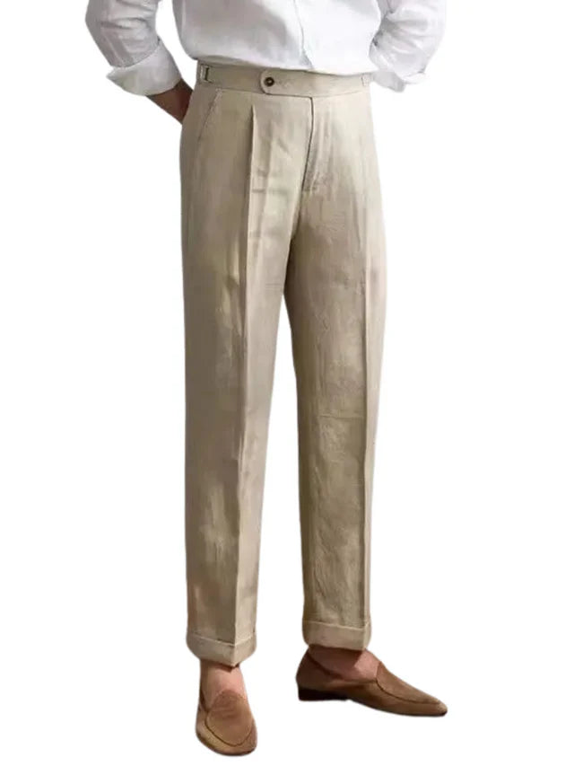 100% Leinenhose fur herren