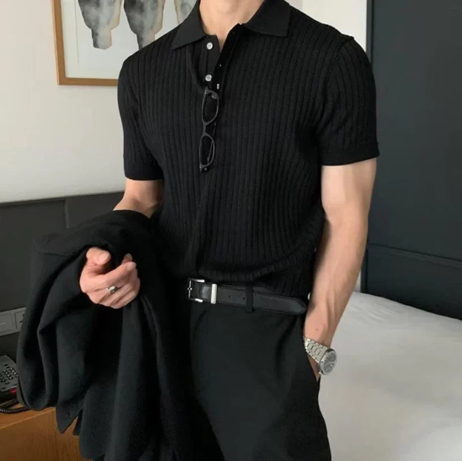 ENZO - STRIPED POLO D