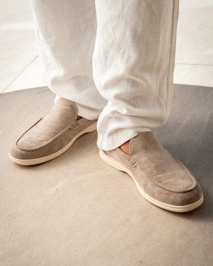 Old Money Suede Loafers Herren