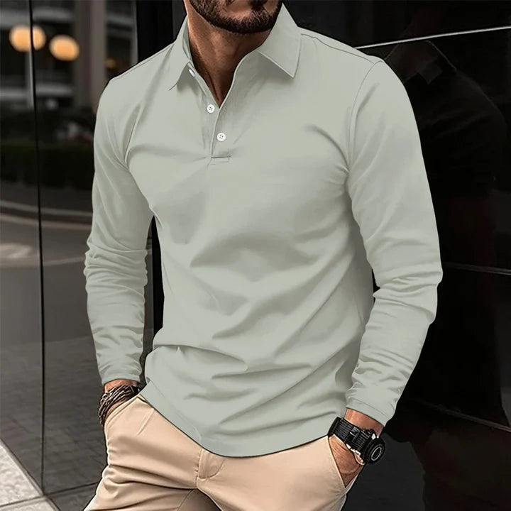 ROCKY - Casual Long-sleeved Polo Shirt