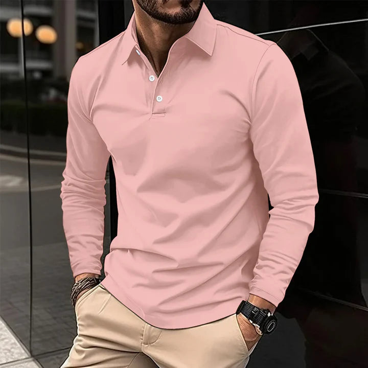 ROCKY - Casual Long-sleeved Polo Shirt