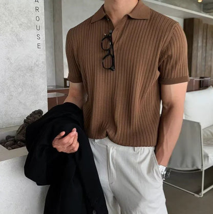 ENZO - STRIPED POLO D