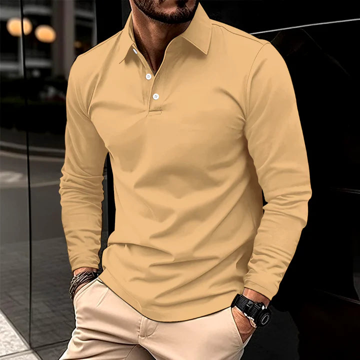 ROCKY - Casual Long-sleeved Polo Shirt
