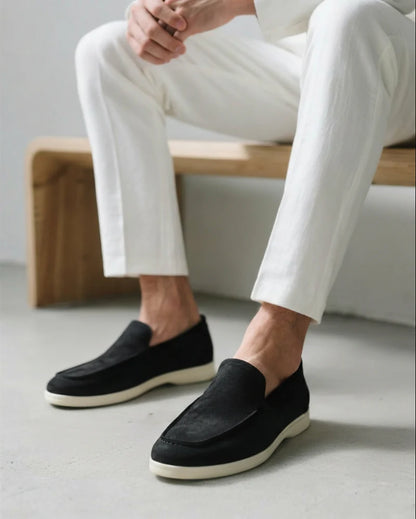 Old Money Suede Loafers Herren