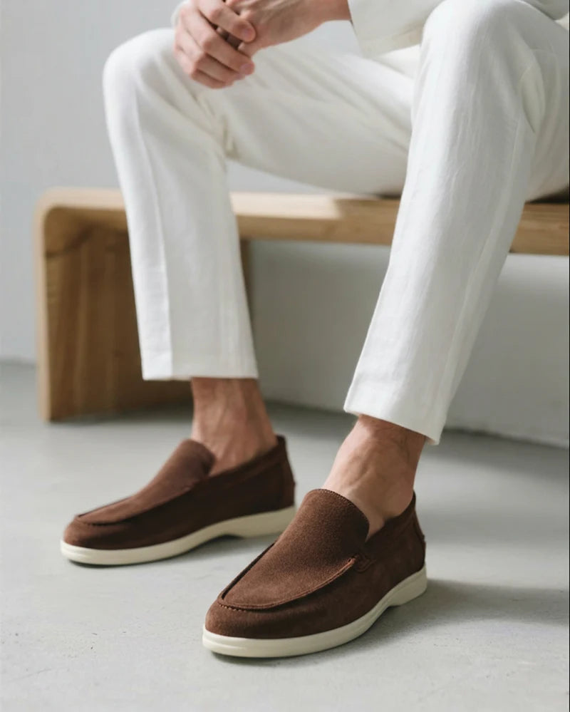 Old Money Suede Loafers Herren