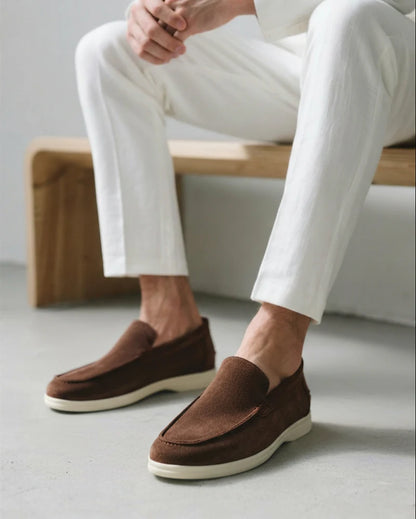 Old Money Suede Loafers Herren
