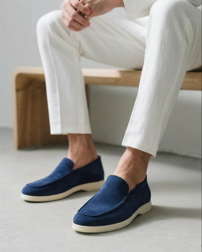 Old Money Suede Loafers Herren