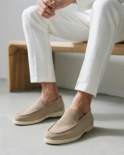 Old Money Suede Loafers Herren