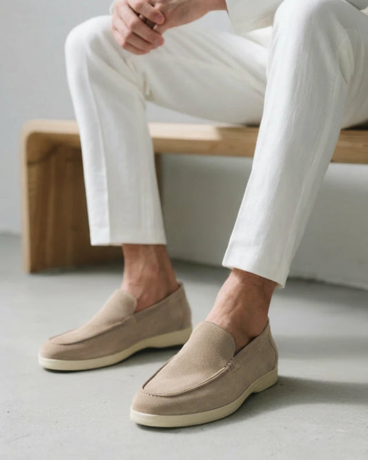 Old Money Suede Loafers Herren